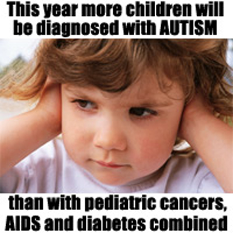 Autism more prevalent among children than Cancer, AIDS, and Diabetes combined.