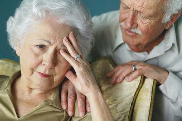 Elderly Couple Suffering from Alzheimer’s Disease